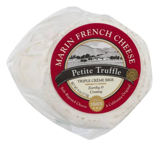 Marin French Cheese Petite Truffle Triple Creme Brie (4 oz)