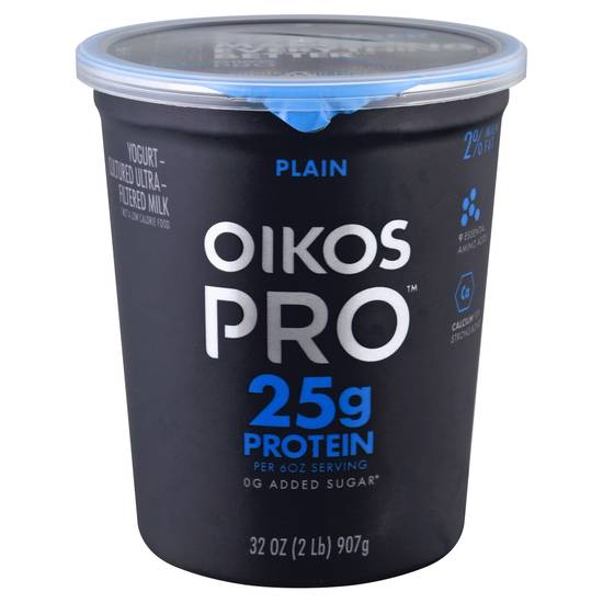Oikos Pro Cultured Ultra-Filtered Milk Plain Yogurt