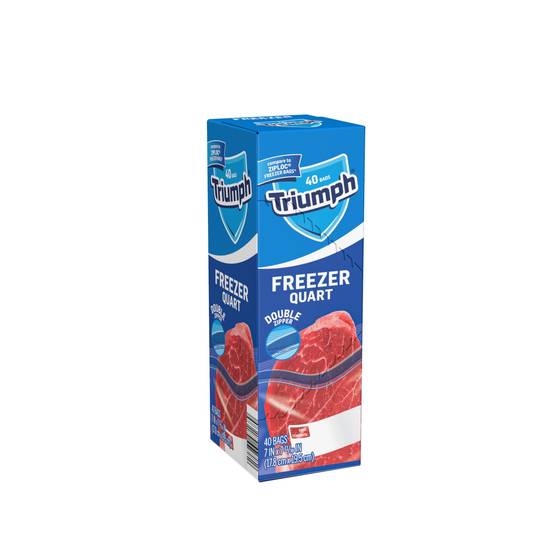 Triumph Freezer Quart Double Zipper