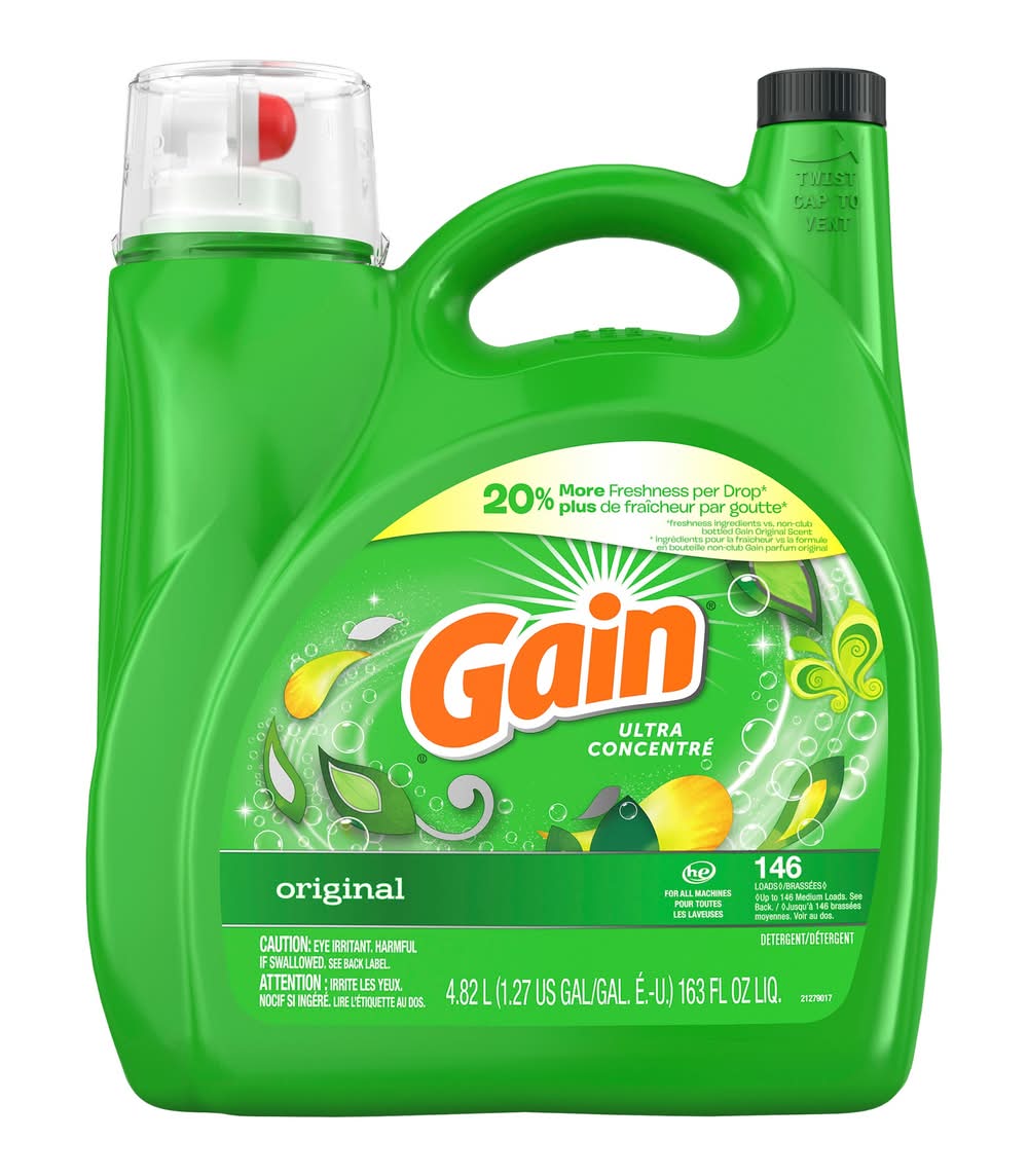 Gain De Liquide He, 4,82 L / Gain Liquid Detergent He, 4.82 L