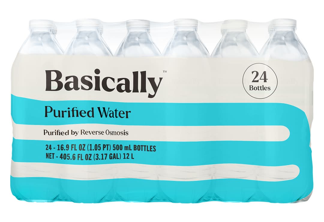 Basically Purified Water (24 x 16.9 fl oz)