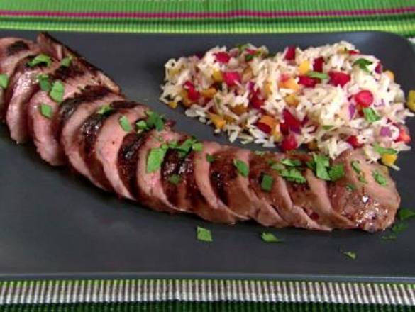 Mushroom Stuffed Pork Tenderloin