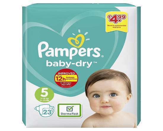 Pampers B/Drytaped S5 Pm4.99 4 X 23 S