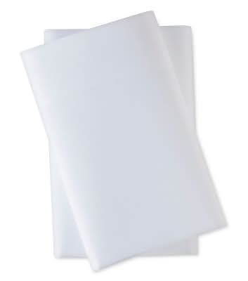 Room Essentials Standard Microfiber Pillowcase Set, White (2 ct)
