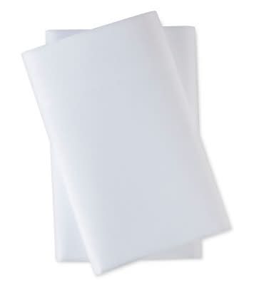 Room Essentials Standard Microfiber Pillowcase Set, White (2 ct)