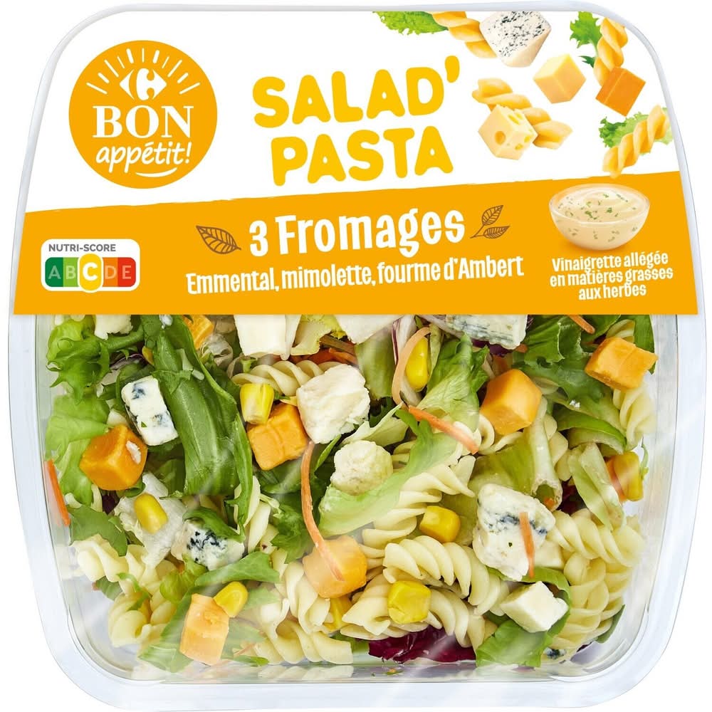 Carrefour Bon Appétit - Salade torsades aux 3 fromages (250g)