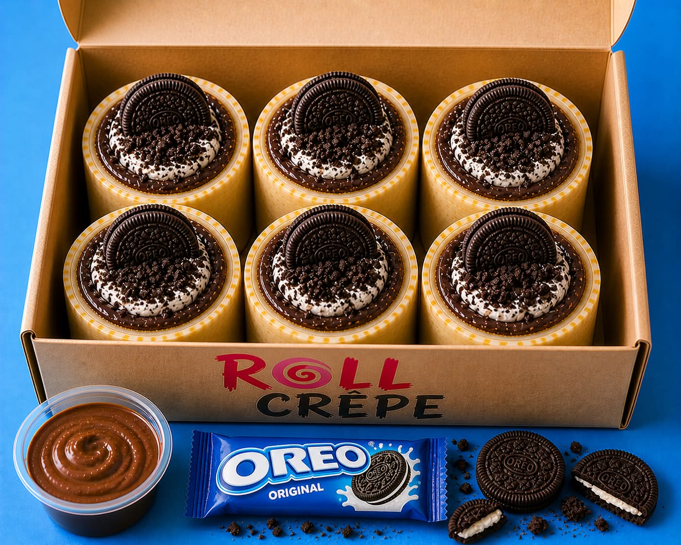 Oreo White Roll ( 6 pièces)