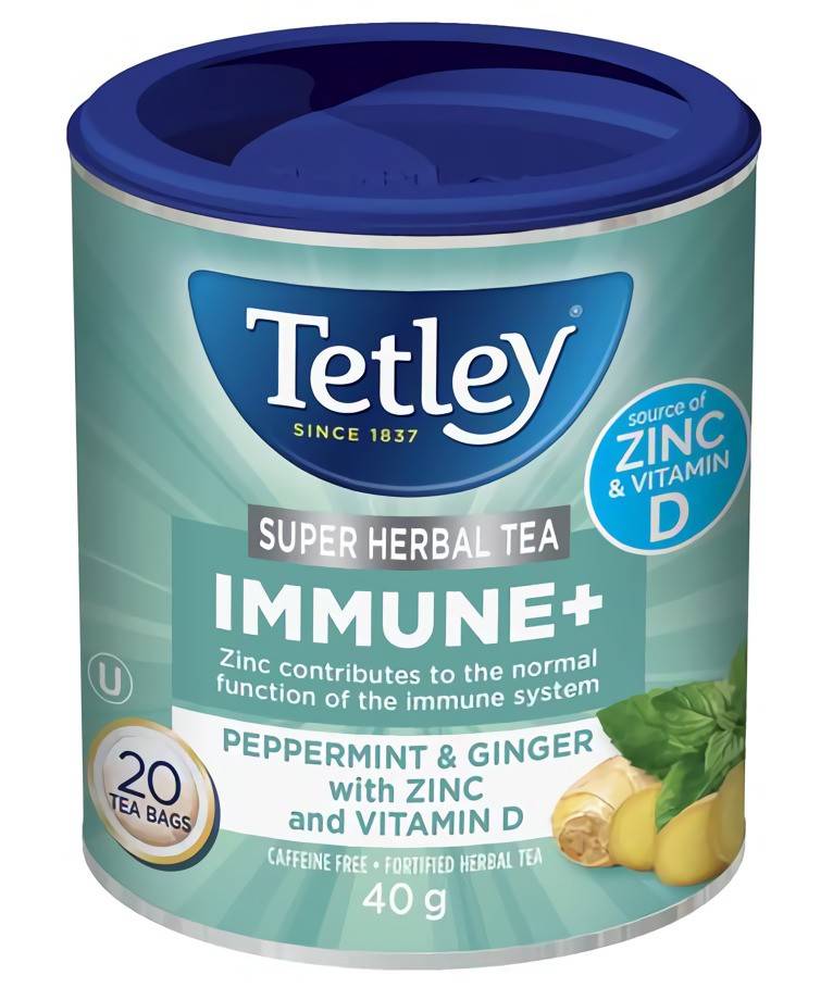 Tetley Super Herbal Tea Immune + (40 g)