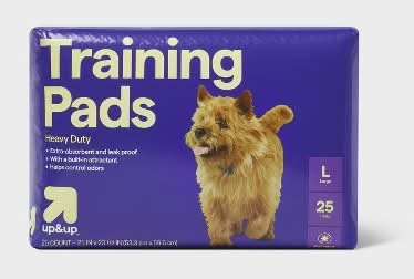 up&up Puppy & Adult Extra Absorbency Heavy Duty Training Pads For Dog, L (25 ct)
