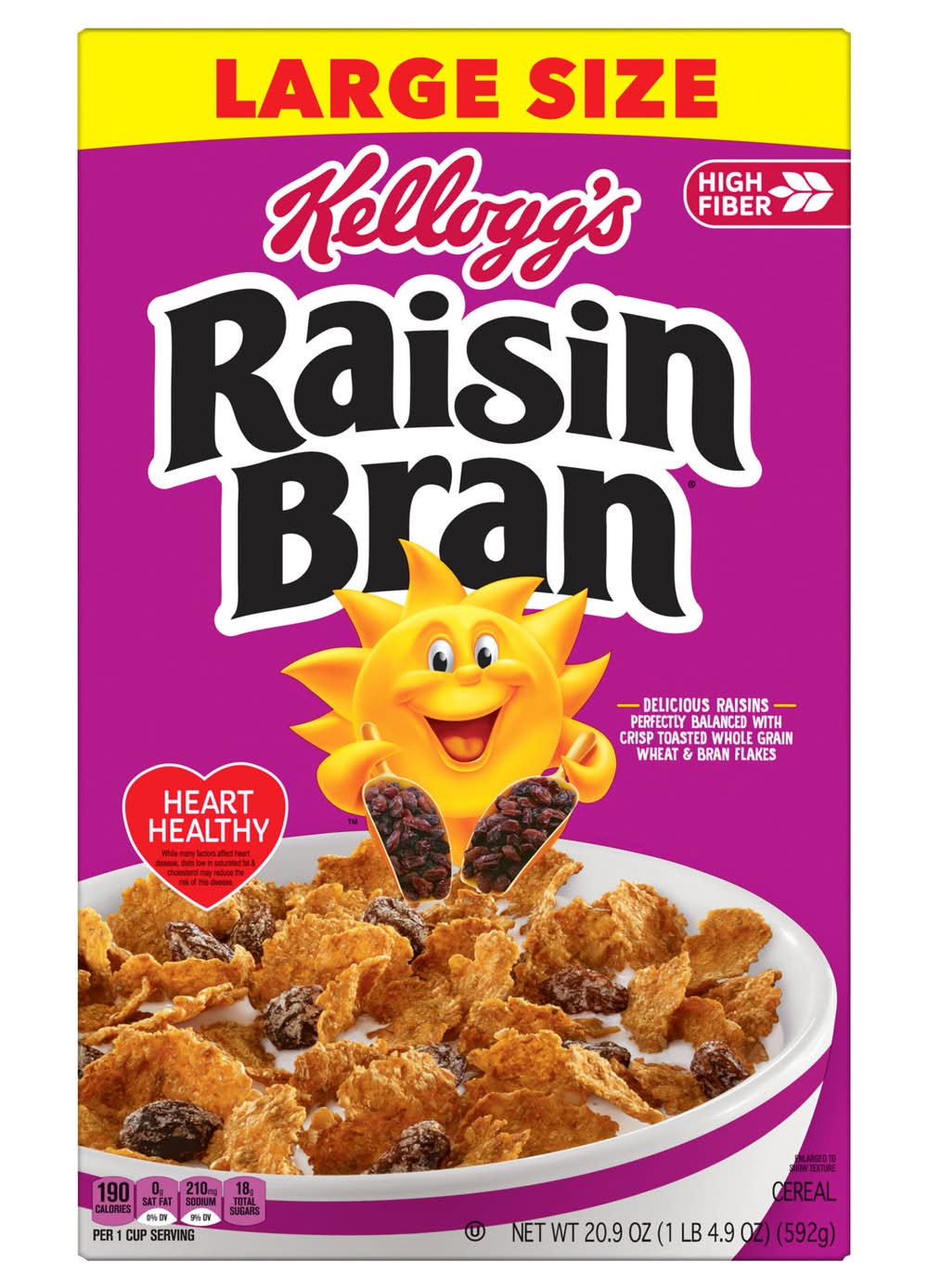 Kellogg's Raisin Bran Breakfast Cereal Original, L (20.9 oz)