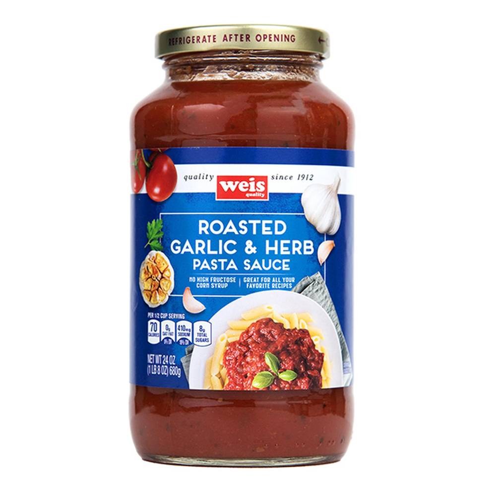 Weis Roasted Garlic and Herb Pasta Sauce (24 oz)