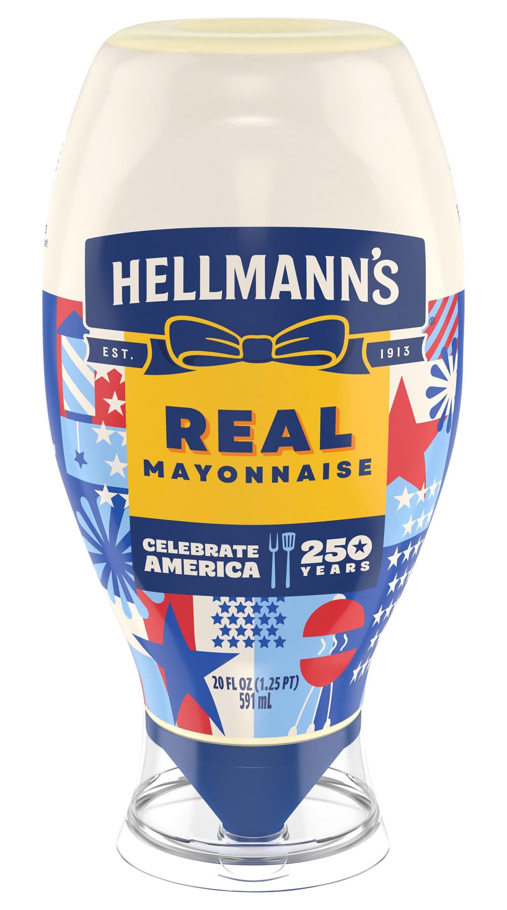 Hellmann's Real Mayonnaise Squeeze (20 fl oz)