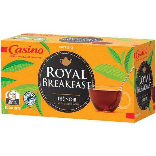 Casino Royal breakfast - Thé noir - 25 sachets - 45g