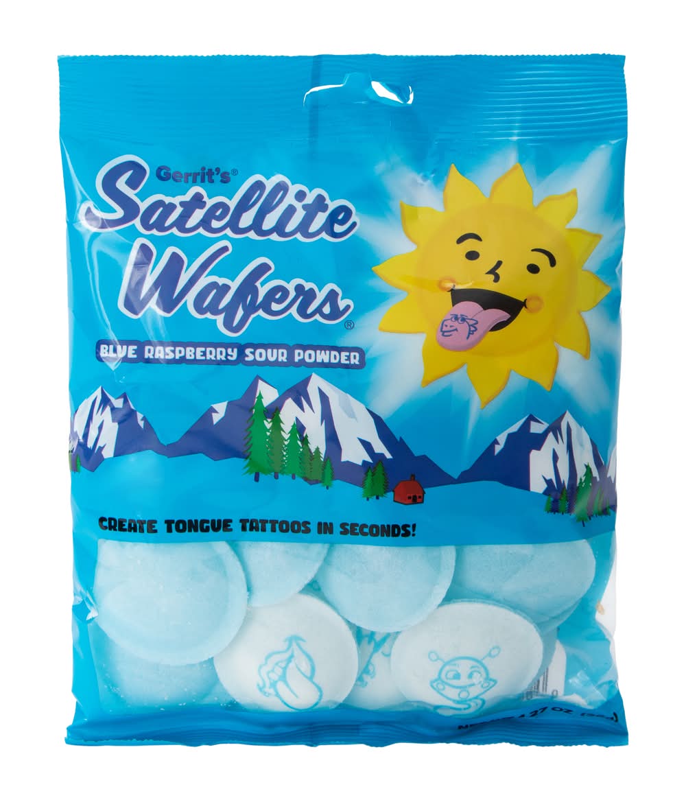 Gerrit's® Blue Raspberry Satellite Wafers