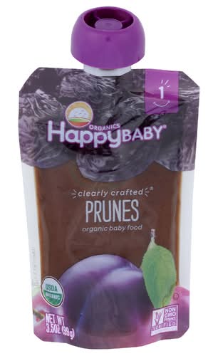 Happy Baby Organic Prunes Stage 1 Pouch