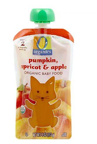 O Organics Organic Pumpkin Apricot & Apple Baby Food Stage 2