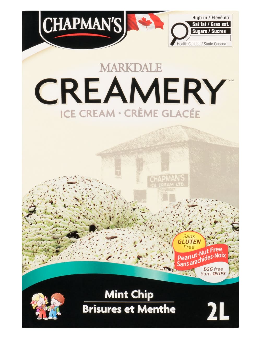 Chapman's Ice Cream, Mint Chip (2 L)