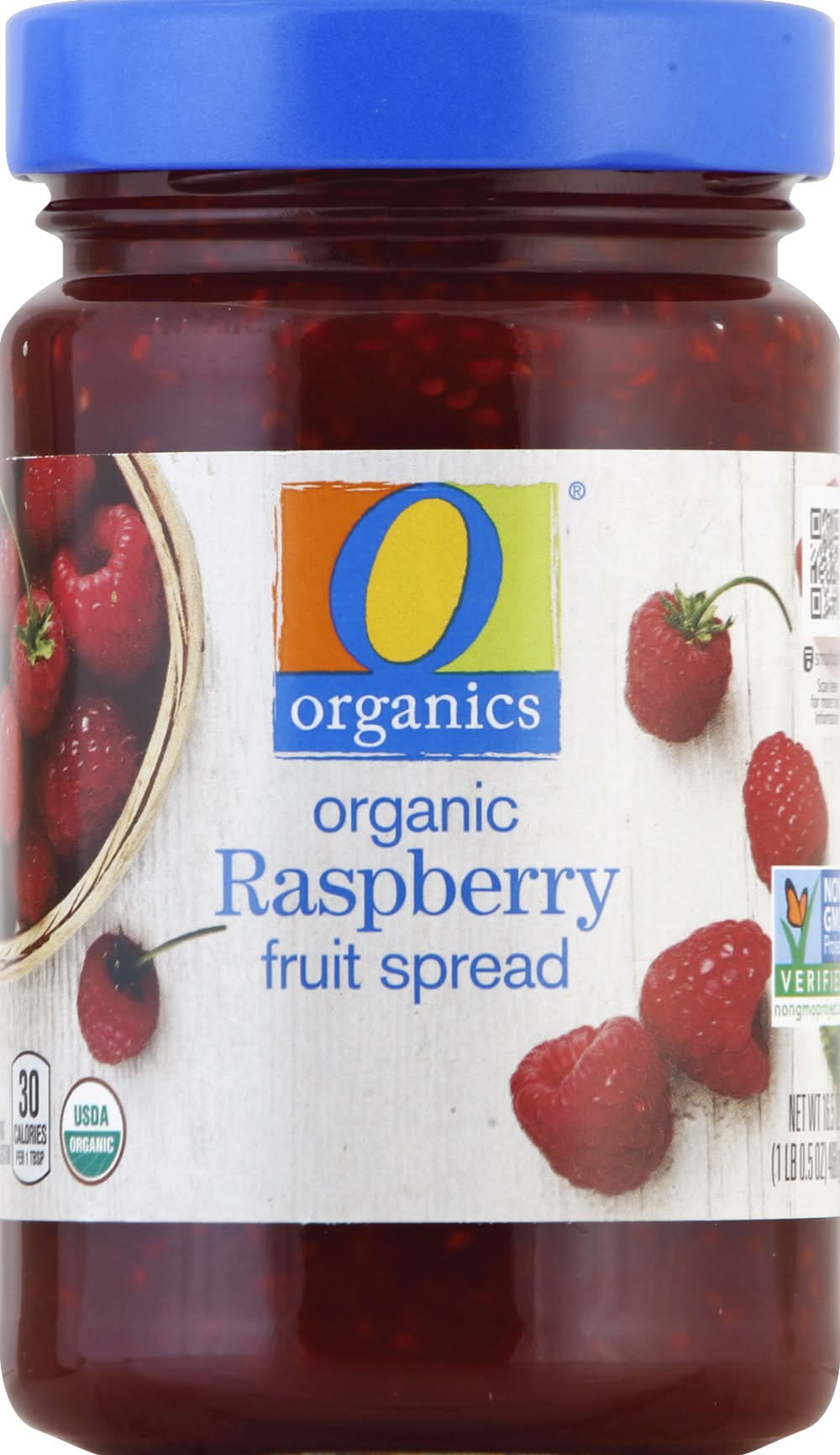 O Organics Fruit Spread, Raspberry (16.5 oz)