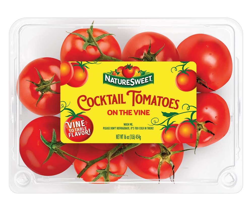 Cocktail Tomatoes on the Vine, Package