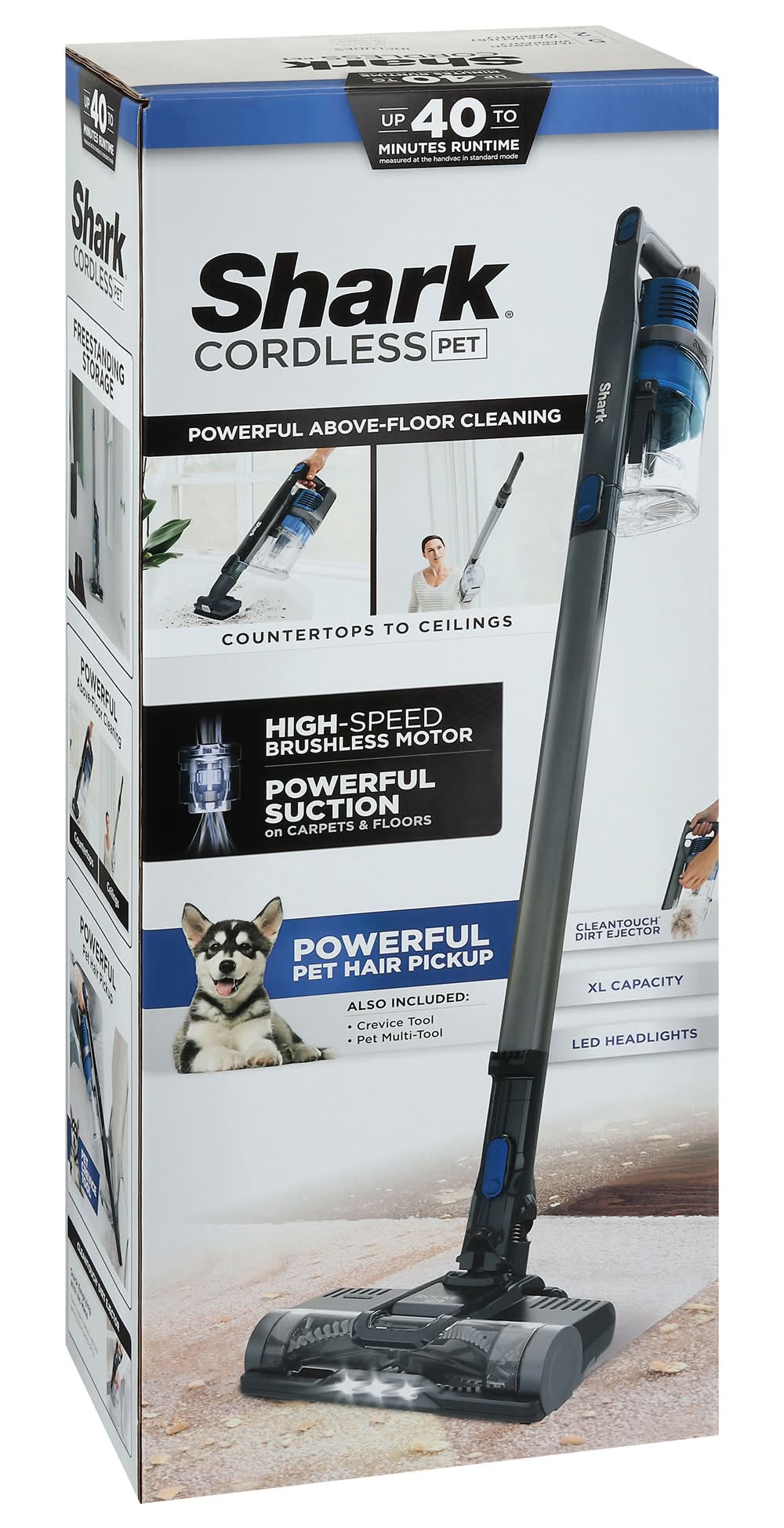 Dirt Devil Power Swerve Pet Cordless Stick Vacuum Cleaner, Lightweight, Bagless, Rechargeable, Ideal For Pet Hair, Carpet, Hard Floors And More, Cordless Vacuum Cleaners For Home Use