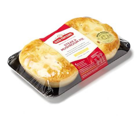 Baked Provisions Steak & Mushroom Pie 2 Per Pack 420Gm