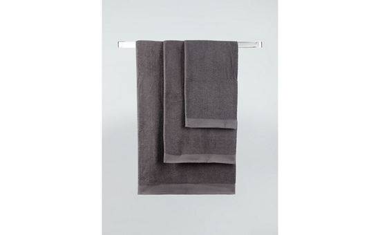 George Home 100% Cotton Hand Towel - Charcoal