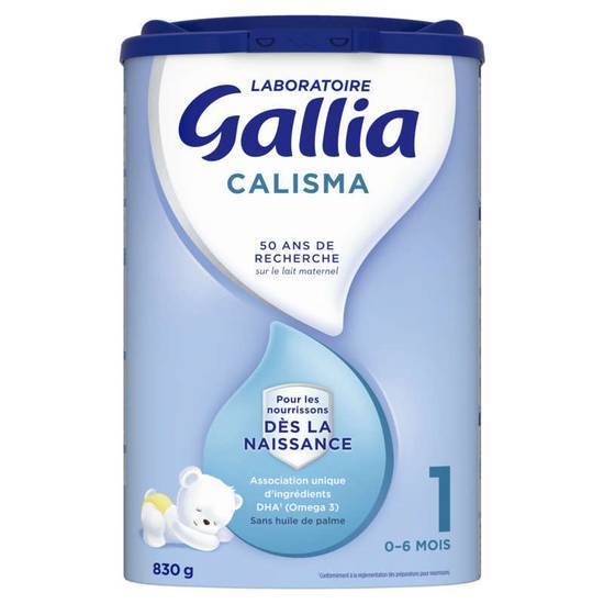 Gallia Calisma 1er âge - Lait pour Bébé - De 0 à 6 mois 830g