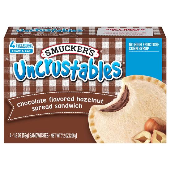 Smucker's Uncrustables Chocolate Hazelnut ( 4 ct )