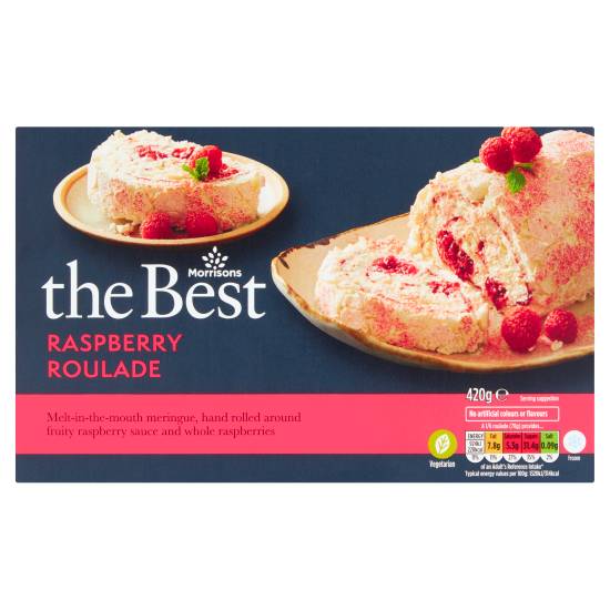 Morrisons Raspberry, Roulade (420g)