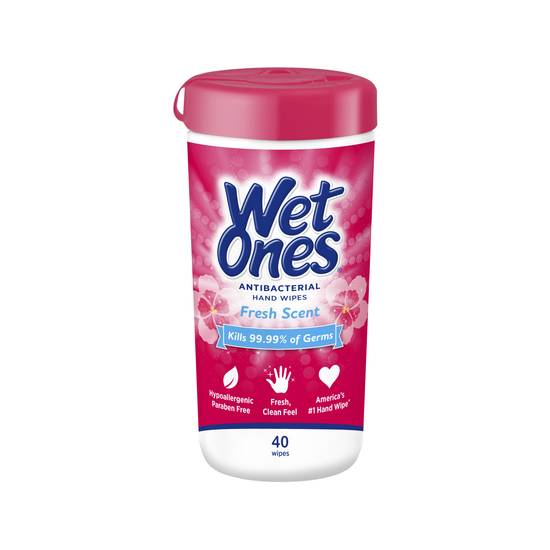 Wet Ones Antibacterial Hand Wipes Fresh Scent (40 ct)