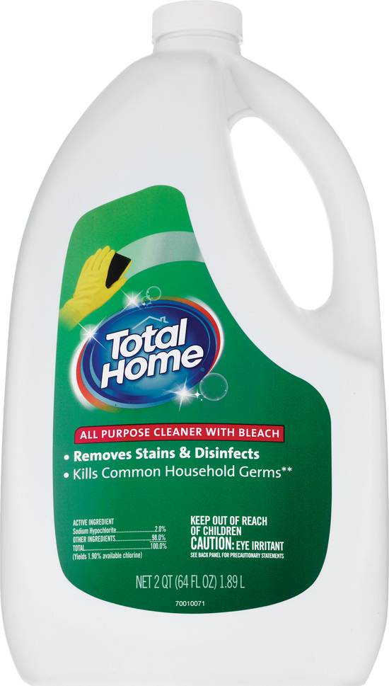 Total Home All Purpose Cleaner with Bleach, 64 OZ