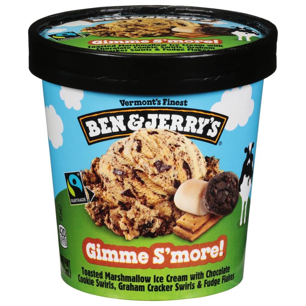 Ben & Jerry's Ice Cream, Gimme S'more Chocolate (473 ml)