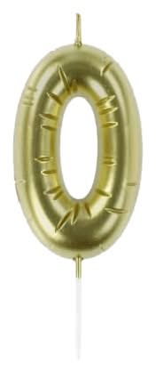 Birthday Decorative Number Jumbo Style Candle 0