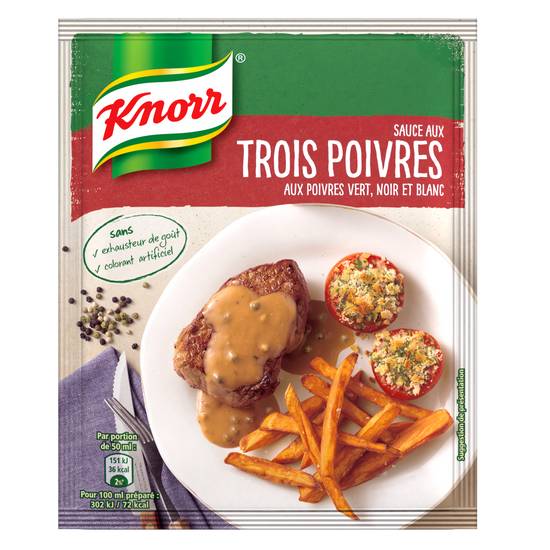 Knorr - Sauce déshydratée aux trois poivres