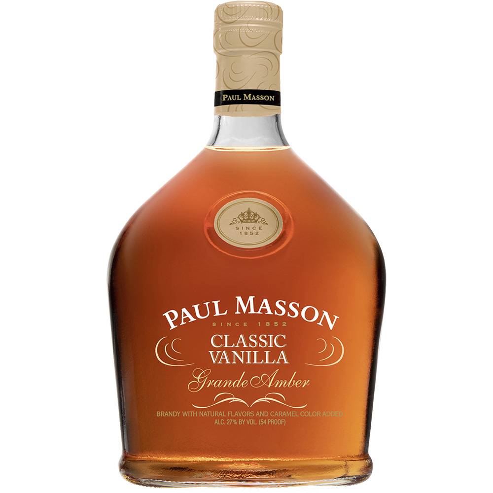 Paul Masson Grande Amber Brandy, Classic Vanilla (25.36 fl oz)