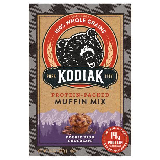 Kodiak Cakes Protein-Packed Double Dark Chocolate Muffin Mix (14 oz)