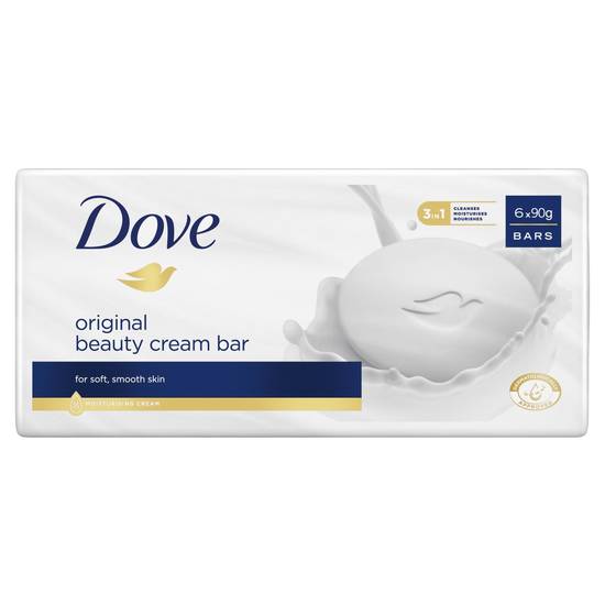Dove Beauty Cream Bar Original Soap (6 Pack) 540g