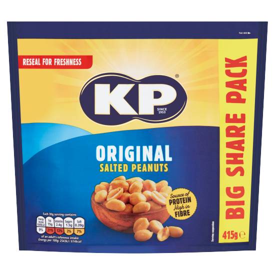 KP Original Salted Peanuts (415g)