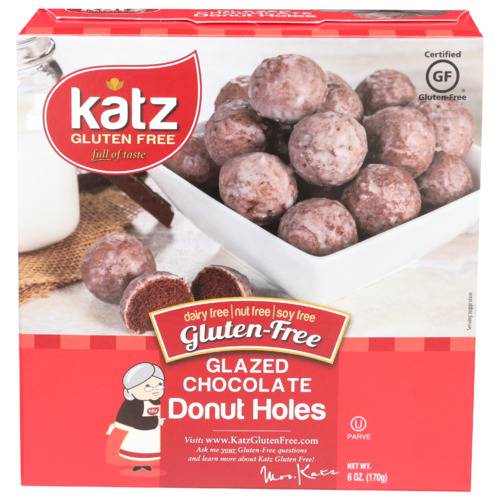 Katz Gluten Free Glazed Chocolate Donut Holes