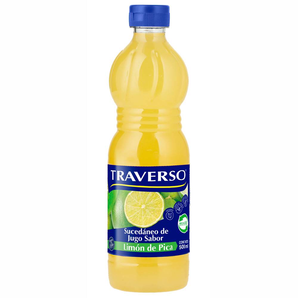Traverso sucedáneo de jugo de limón de pica (botella 500 ml)