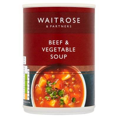 Waitrose Beef & Vegetable Soup (400g)