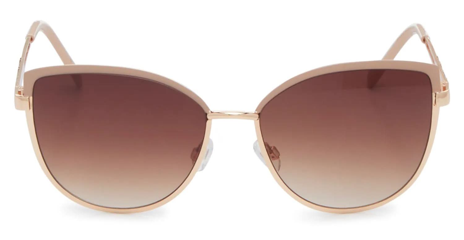 Jessica Simpson Blush Sunglasses Jessica Simpson Two-Tone Cat-Eye Sunglasses (Blush/Gold  main image 2