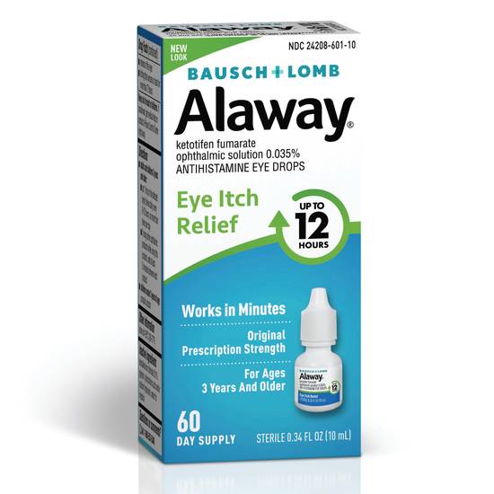 Bausch & Lomb Alaway Eye Drops Antihistamine (0.34 oz)