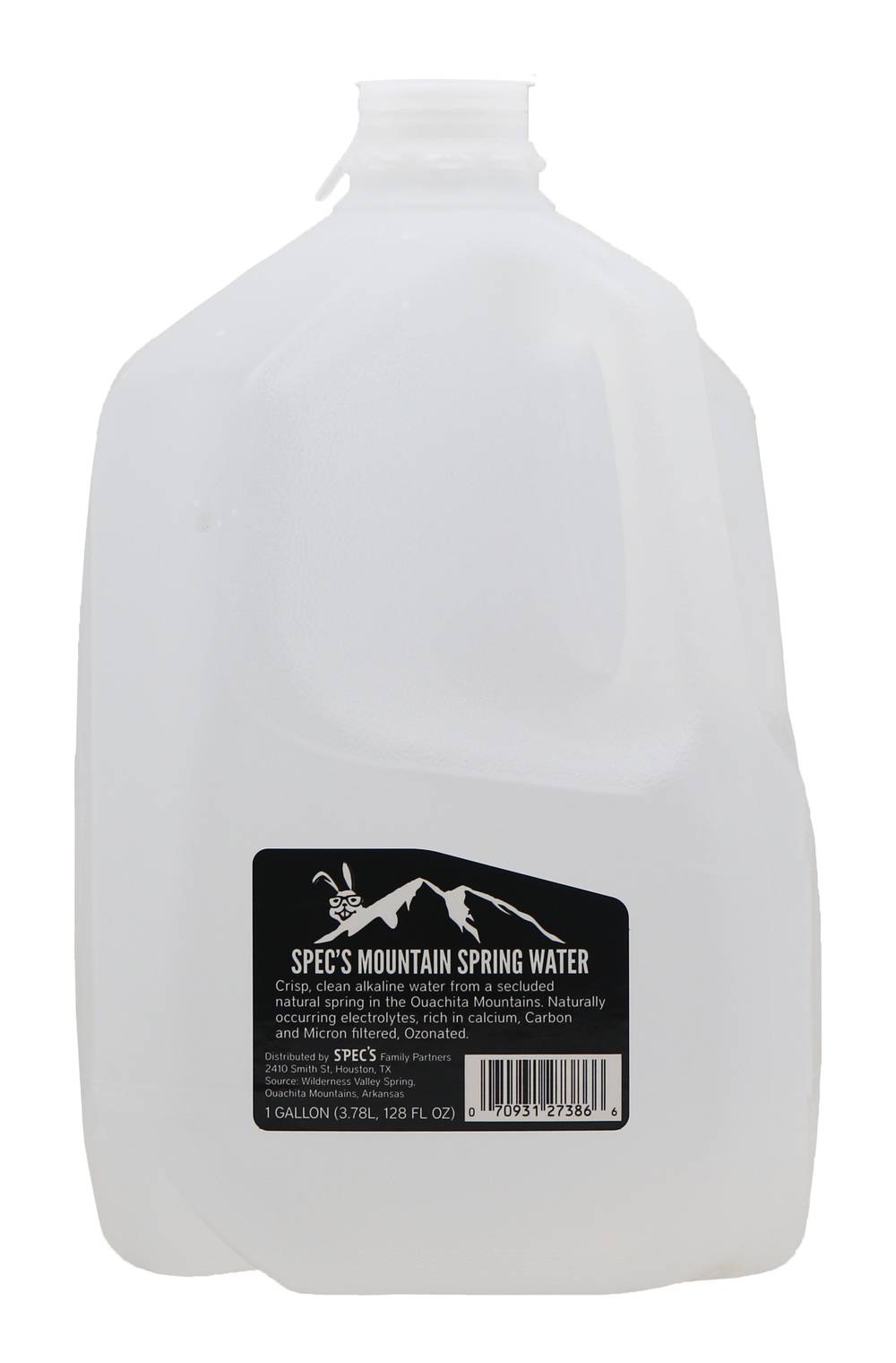 Spec's Pure Mountain Spring Water Gallon (1 gal)