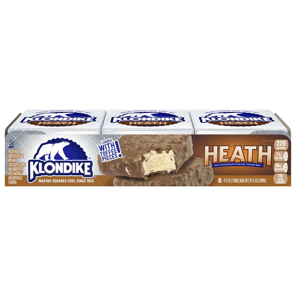 Klondike Milk Chocolate Heath Dessert Bars (6 ct)