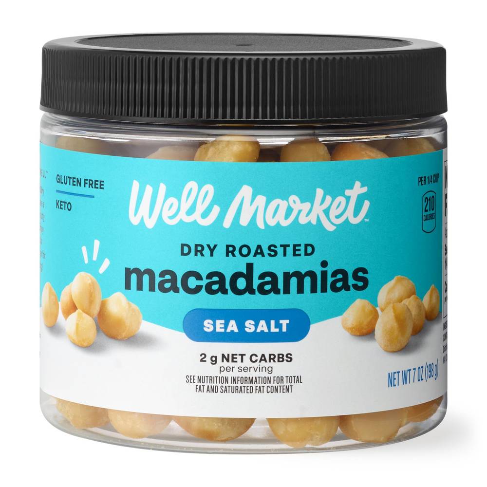 Well Market Dry Roasted Macadamia Nut, Sea Salt (7 oz)