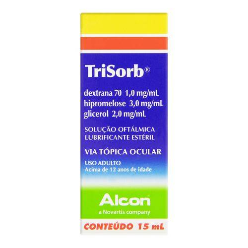 Alcon · Solução oftálmica trisorb (15 g)