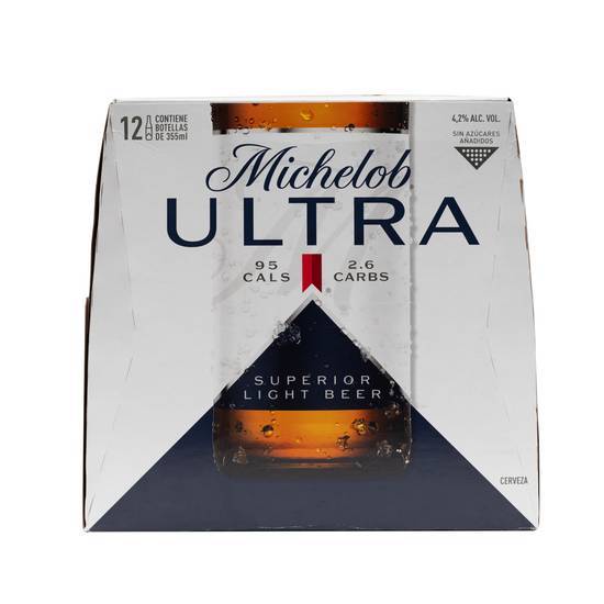 Michelob Ultra Botella 12 Pack 355 mL