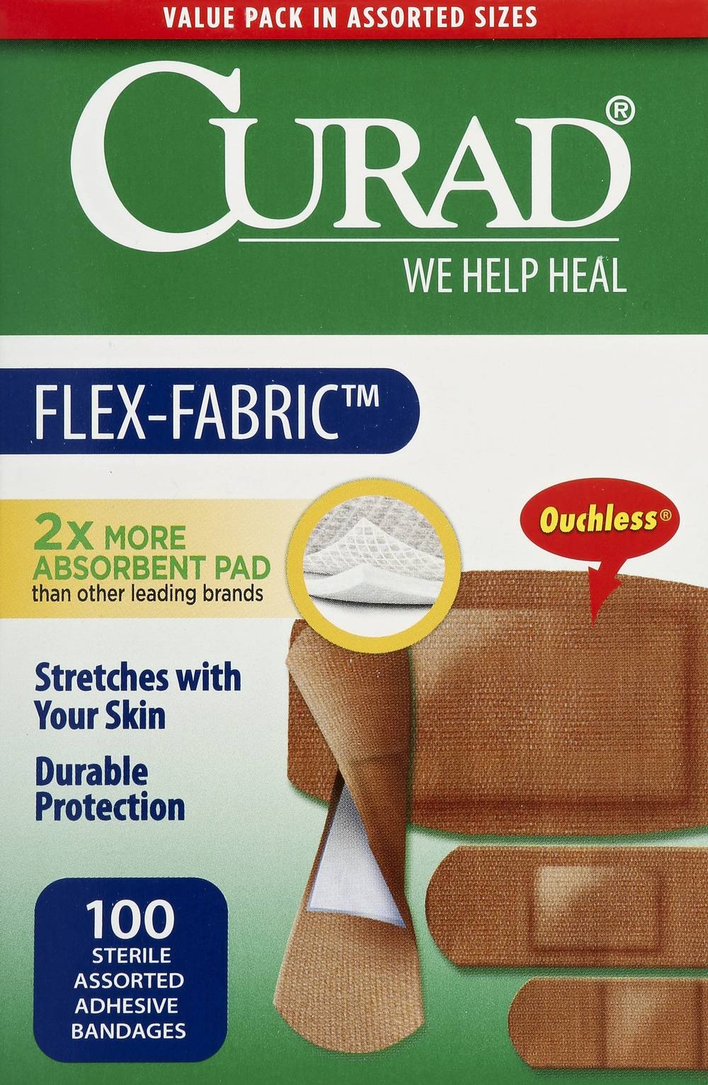 Curad Flex Fabric Asst (3.2 oz)