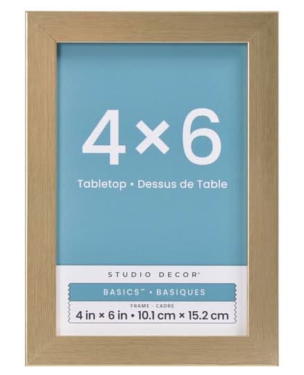 Basics Woodgrain Tabletop Linear Frame By Studio Decor